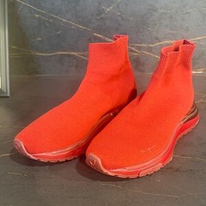 Women Salvatore ferraegamo Red Sock Sneakers